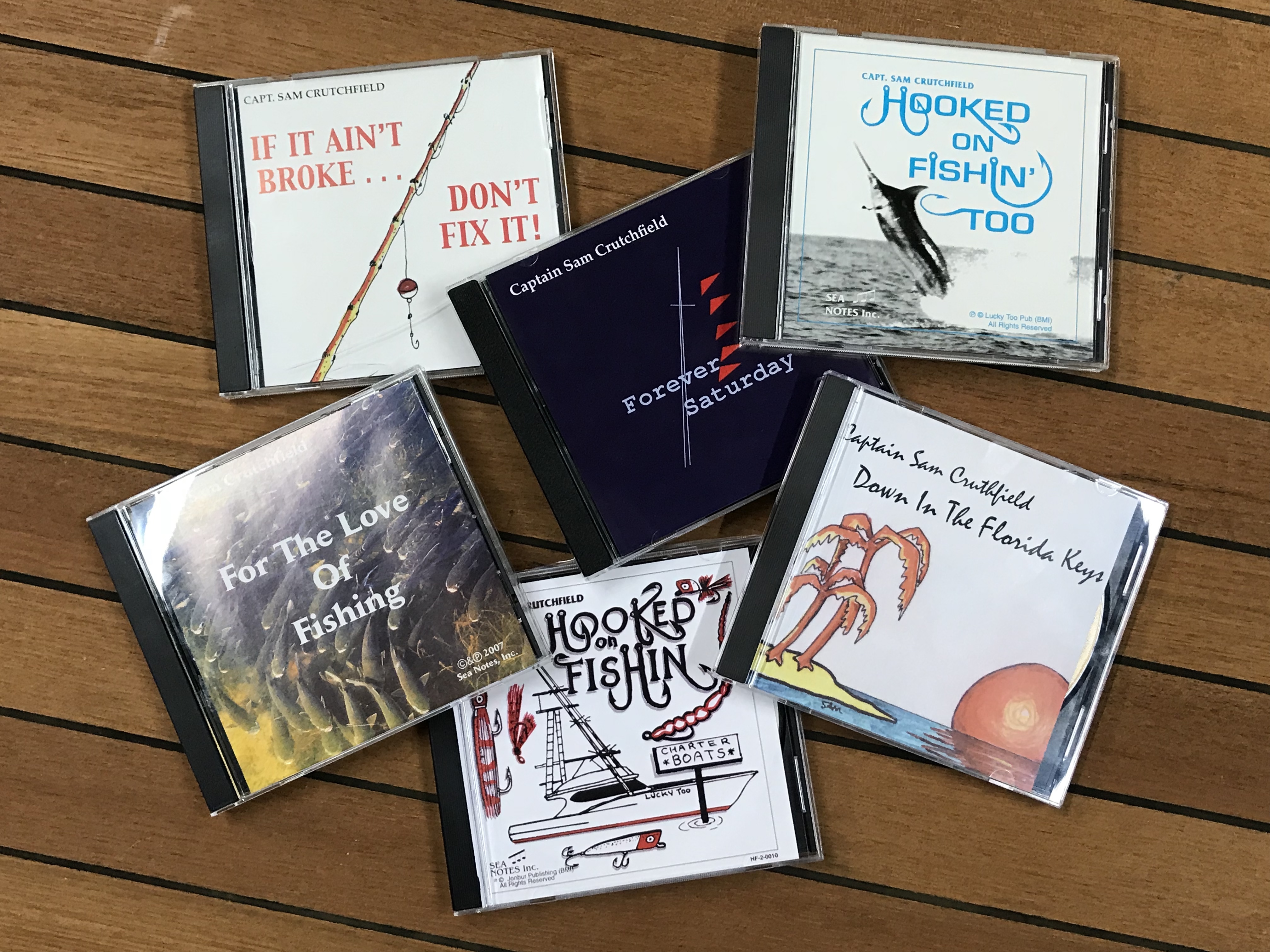 Captain Sam Crutchfield music CD's