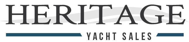advertising banner for Heritage Yacht Sales