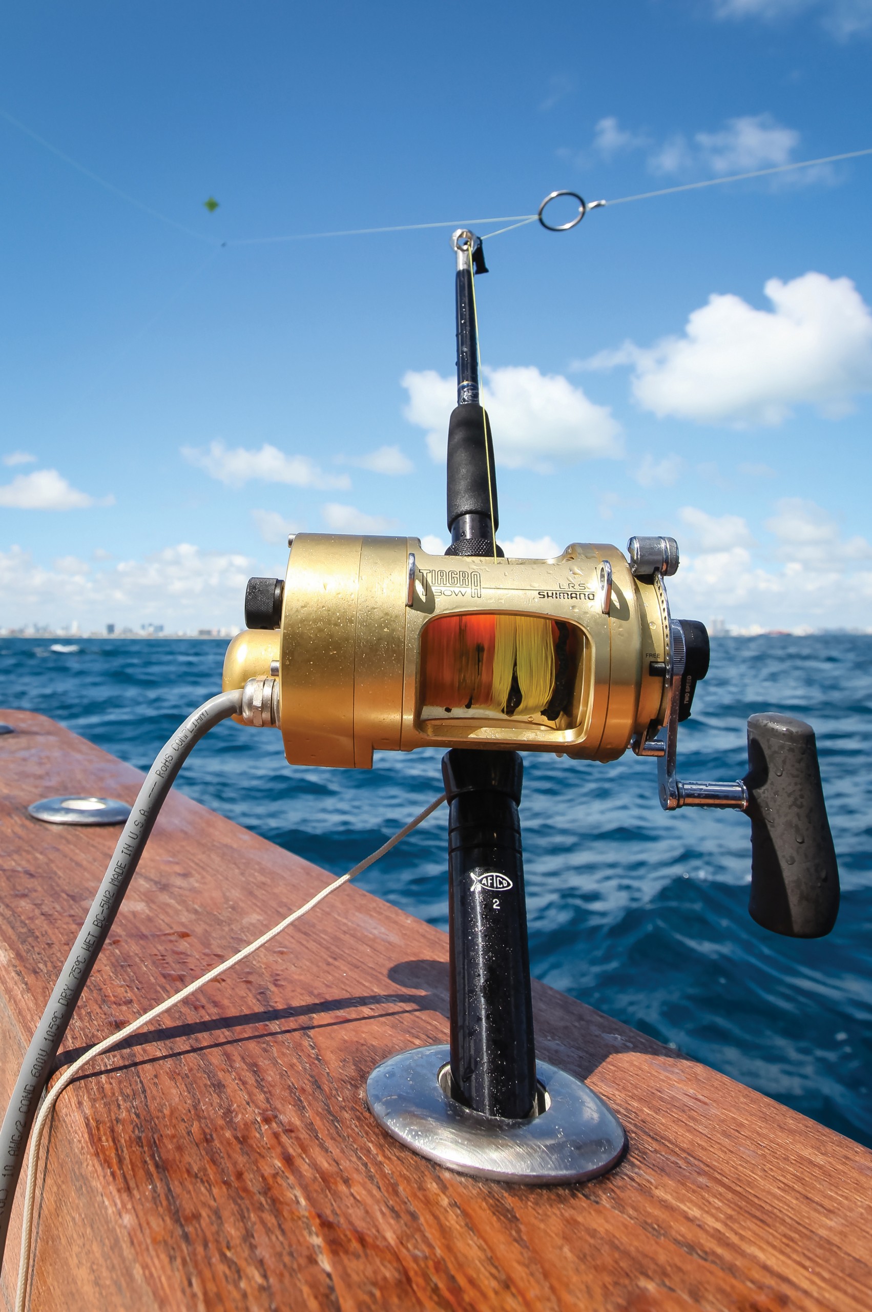 hooker electric reel and rod