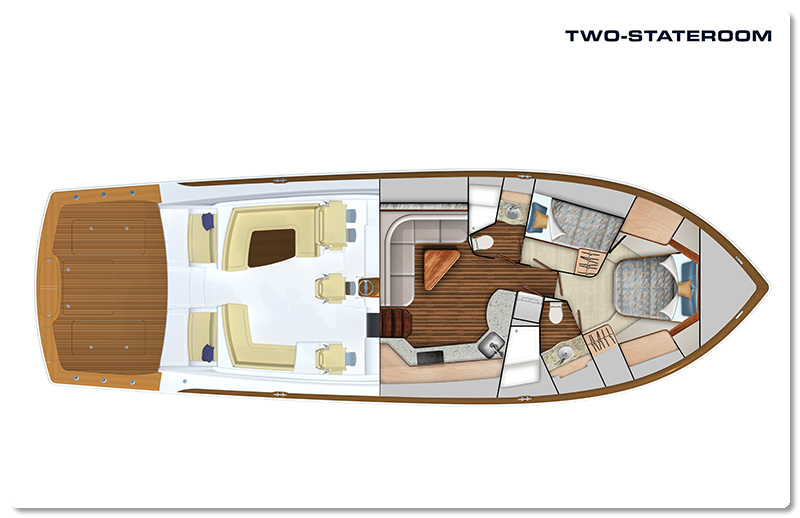 viking yachts two stateroom