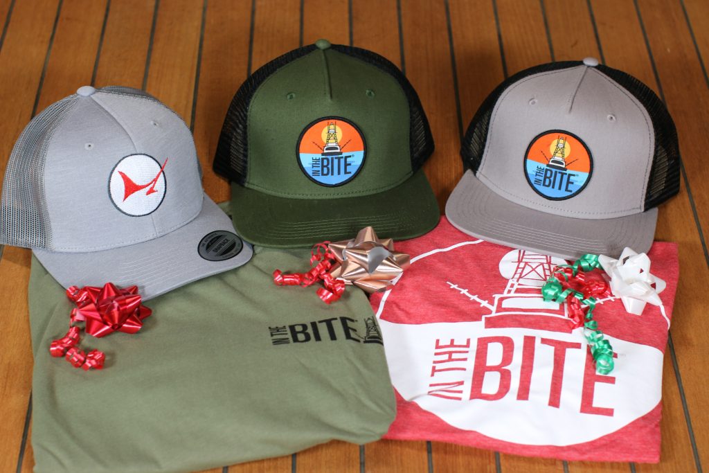 Hat, shirt & sticker holiday gift bundle.